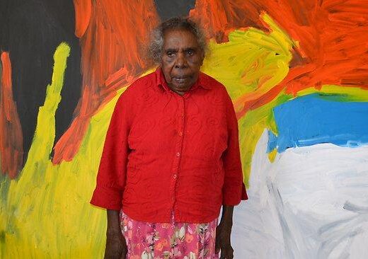 Mirdidingkingathi Juwarnda Sally Gabori exposition fondation cartier art contemporain aborigene paris