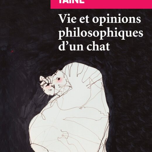 Vie et opinions philosophiques d'un chat Hippolyte Taine couverture livre rivages