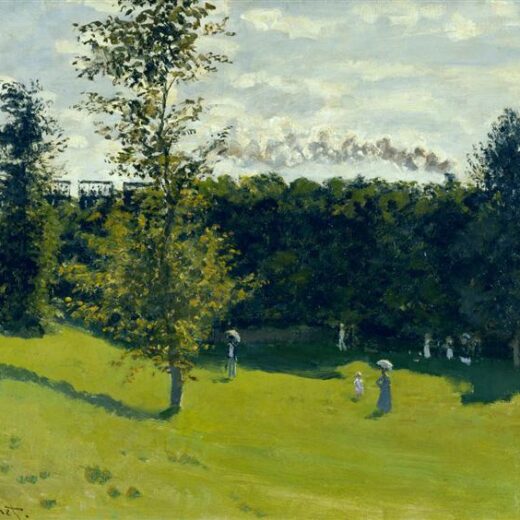 Claude Monet Train dans la campagne